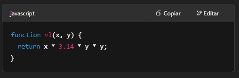 Função com nome e parâmetros pouco claros, dificultando a compreensão do propósito.